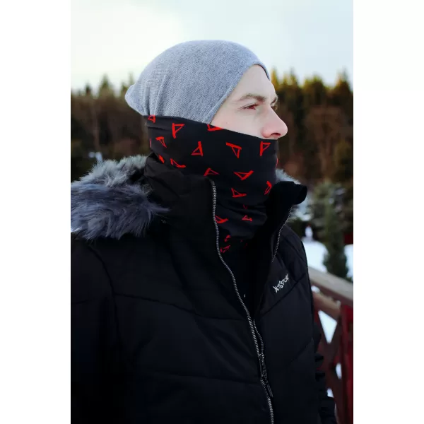  Nyakkendő ALTISPORT VOJ/ALU013NAK01 FEKETE ÉS PIROS 