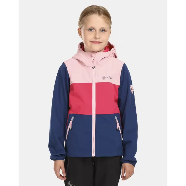  Lányos softshell kabát KILPI RAVIA-J UJ0119KI RÓZSASZÍN 