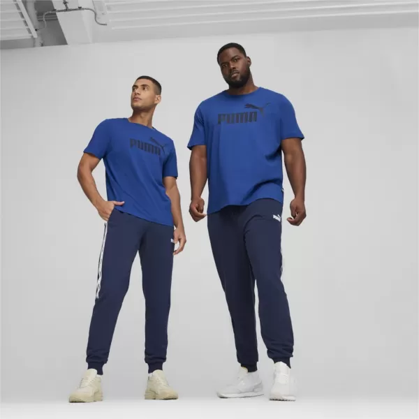  Férfi póló PUMA ESS LOGO TEE 586667-59 KÉK 