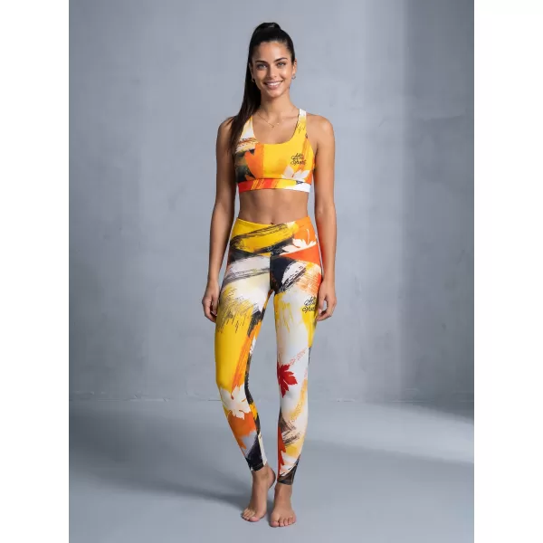  Női hosszú prémium leggings ALTISPORT VOJ/ALW019LEG01 NARANCS 