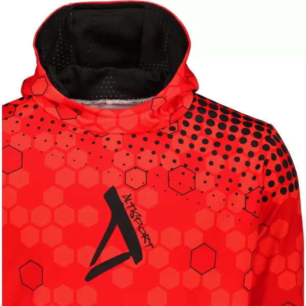  Férfi prémium funkcionális pulóver ALTISPORT VOJ/ALM005MI01 PIROS 