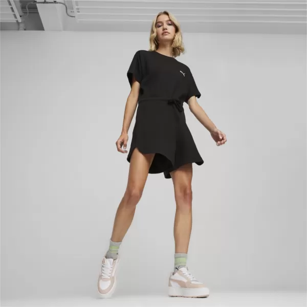  Női overall PUMA HER SHORT JUMPSUIT 677891-01 FEKETE 