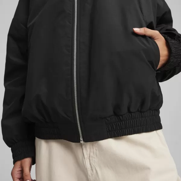  Női kabát PUMA STYLE JACKET 623687-01 FEKETE 