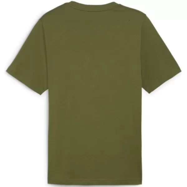  Férfi póló PUMA ESS+ 2 COL SMALL LOGO TEE 674470-33 ZÖLD 