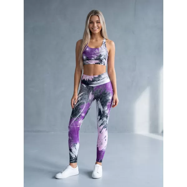  Női hosszú prémium leggings ALTISPORT VOJ/ALW016LEG01 LILA 