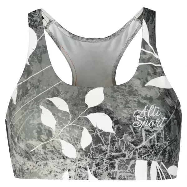  Női prémium sportmelltartó ALTISPORT VOJ/ALW020POD01 FEKETE ÉS FEHÉR 