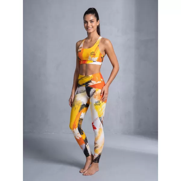  Női prémium sportmelltartó ALTISPORT VOJ/ALW019POD01 NARANCS 