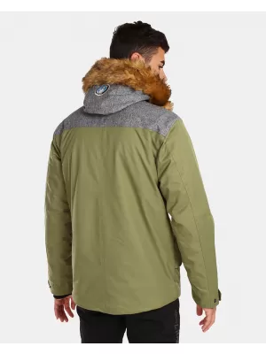 Férfi téli kabát KILPI ALPHA-M UM0127KI ZÖLD