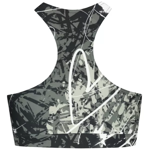  Női prémium sportmelltartó ALTISPORT VOJ/ALW018POD01 FEKETE ÉS FEHÉR 