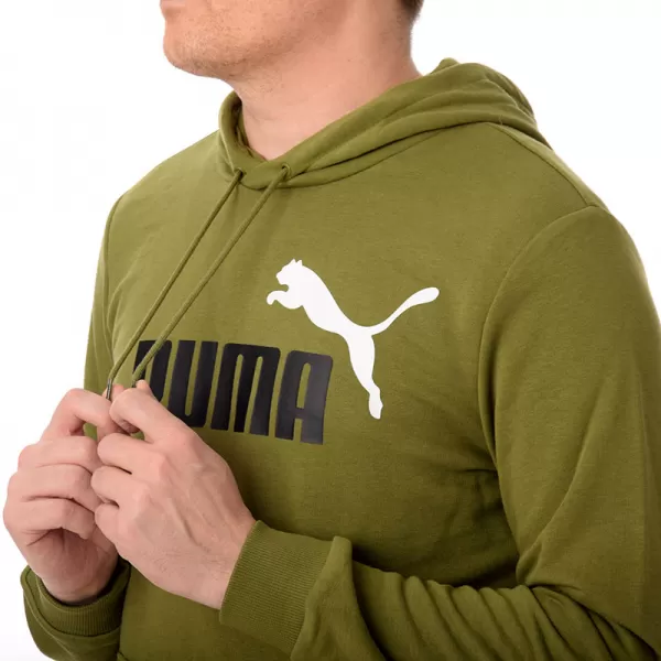  Férfi pulóver PUMA ESS+ 2 COL BIG LOGO HOODIE 586765-35 ZÖLD 