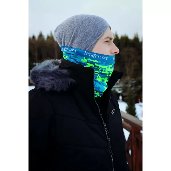  Nyakkendő ALTISPORT VOJ/ALU011NAK01 KEROZIN/SÁRGA 