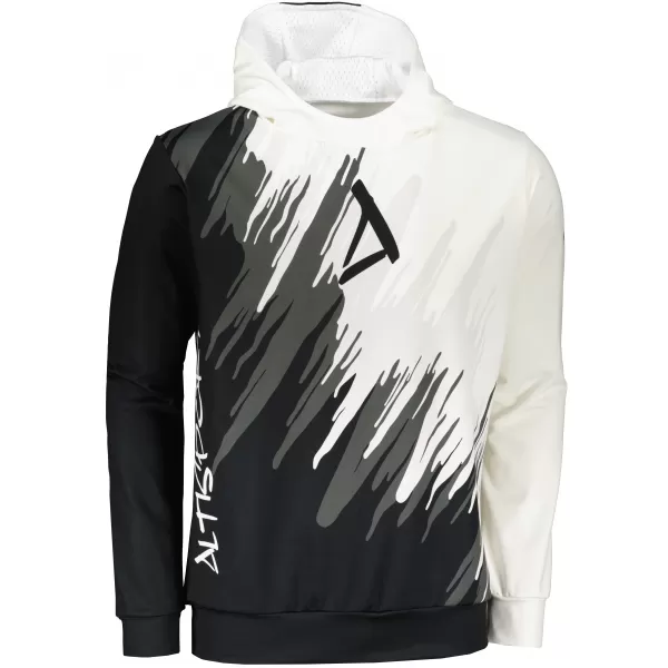  Férfi prémium funkcionális pulóver ALTISPORT VOJ/ALM006MI01 FEKETE ÉS FEHÉR 