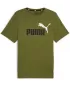 Férfi póló PUMA ESS+ 2 COL LOGO TEE 586759-35 ZÖLD