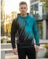 Férfi prémium funkcionális pulóver ALTISPORT VOJ/ALM006MI01 FEKETE/KEROZIN