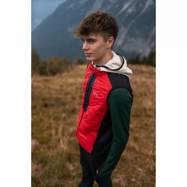  Férfi sportmellény NORDBLANC WINTERTIME NBWJM7986 PIROS 