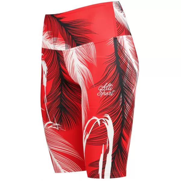  Térd feletti női leggings prémium ALTISPORT VOJ/ALW001LEG02 PIROS 
