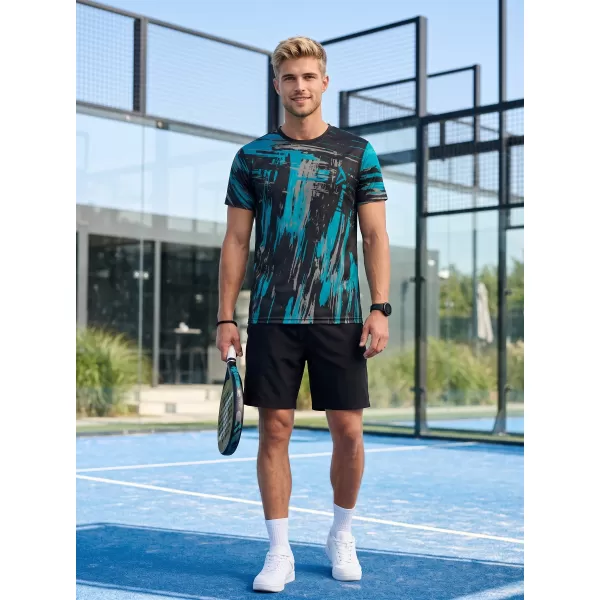  Pánské funkční triko premium ALTISPORT VOJ/ALM010TR01 ČERNÁ/EMERALD 