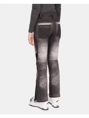 Női softshell sí nadrág KILPI JEANSO-W UL0409KI FEKETE