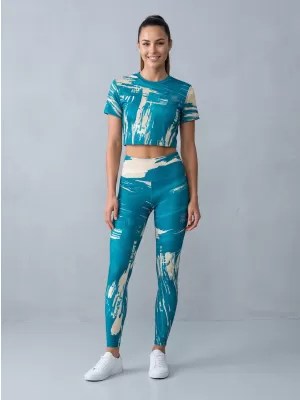 Női hosszú prémium leggings ALTISPORT VOJ/ALW010LEG01 KEROZIN/BARNA