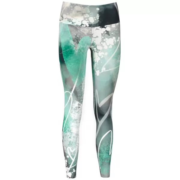  Női hosszú prémium leggings ALTISPORT VOJ/ALW017LEG01 TÜRKIZ 