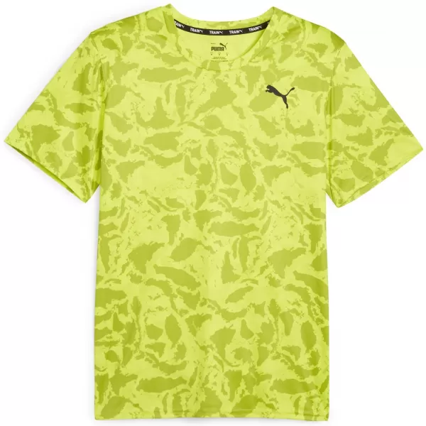  Férfi póló PUMA TRAIN FAV AOP TEE 525169-39 ZÖLD 