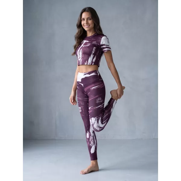  Női hosszú prémium leggings ALTISPORT VOJ/ALW010LEG01 LILA 