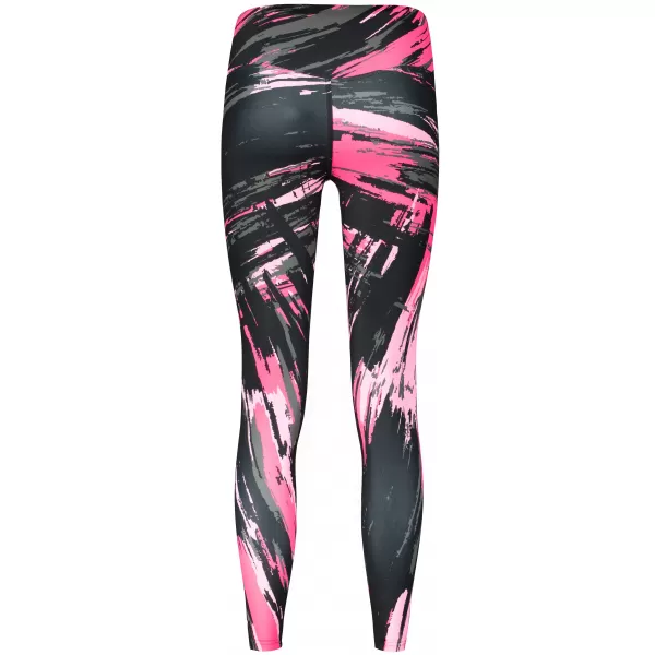  Női hosszú prémium leggings ALTISPORT VOJ/ALW010LEG01 FEKETE/VILÁGOS RÓZSASZÍN 