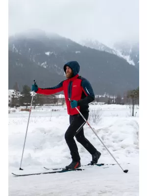 Férfi hőszigetelt softshell nadrág NORDBLANC SETOF NBWPM7987 FEKETE