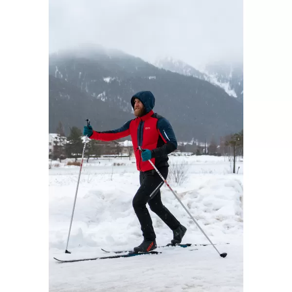 Férfi hőszigetelt softshell nadrág NORDBLANC SETOF NBWPM7987 FEKETE 
