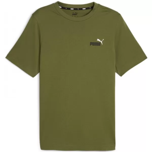  Férfi póló PUMA ESS+ 2 COL SMALL LOGO TEE 674470-33 ZÖLD 