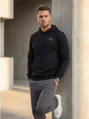 Férfi pulóver PUMA BETTER ESSENTIALS HOODIE 675978-01 FEKETE