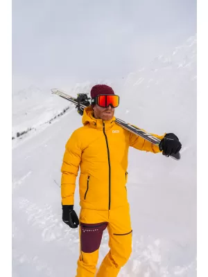Férfi téli kabát NORDBLANC BRILLIANCY NBWJM7926 BOROSTYÁN