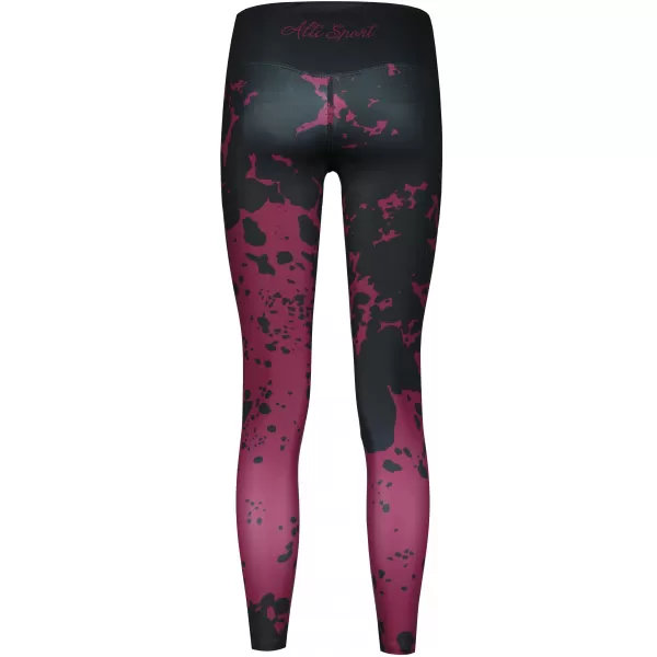  Női hosszú prémium leggings ALTISPORT VOJ/ALW012LEG01 LILA/FEKETE 