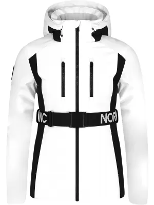 Női softshell síkabát NORDBLANC APRES-SKI NBWJL7928 FEHÉR