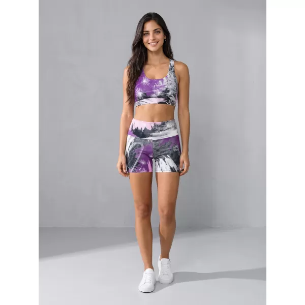  Női rövid prémium leggings ALTISPORT VOJ/ALW016LEG03 LILA 