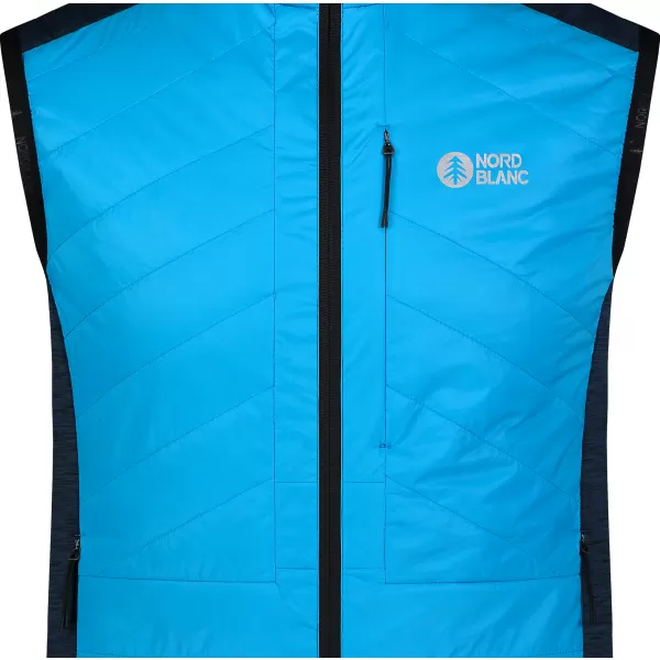  Férfi sportmellény NORDBLANC WINTERTIME NBWJM7986 KIRÁLYKÉK 