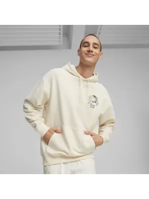 Férfi pulóver PUMA DOWNTOWN GRAPHIC HOODIE 624361-99 VÁLOGATOTT SZÍNEK