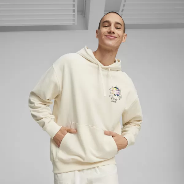  Férfi pulóver PUMA DOWNTOWN GRAPHIC HOODIE 624361-99 VÁLOGATOTT SZÍNEK 