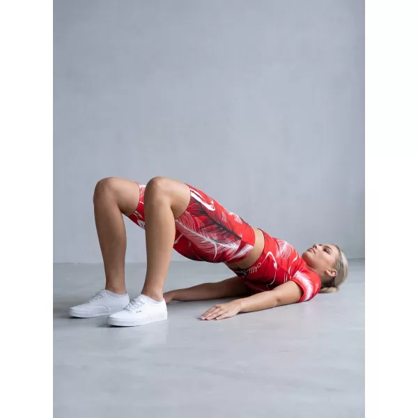  Térd feletti női leggings prémium ALTISPORT VOJ/ALW001LEG02 PIROS 