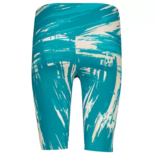  Dámské legíny nad kolena premium ALTISPORT VOJ/ALW010LEG02 PETROLEJOVÁ/HNĚDÁ 