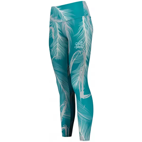  Női hosszú prémium leggings ALTISPORT VOJ/ALW001LEG01 SMARAGD 