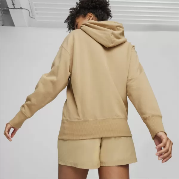  Női pulóver PUMA BETTER RELAXED HOODIE 624227-83 BÉZS 