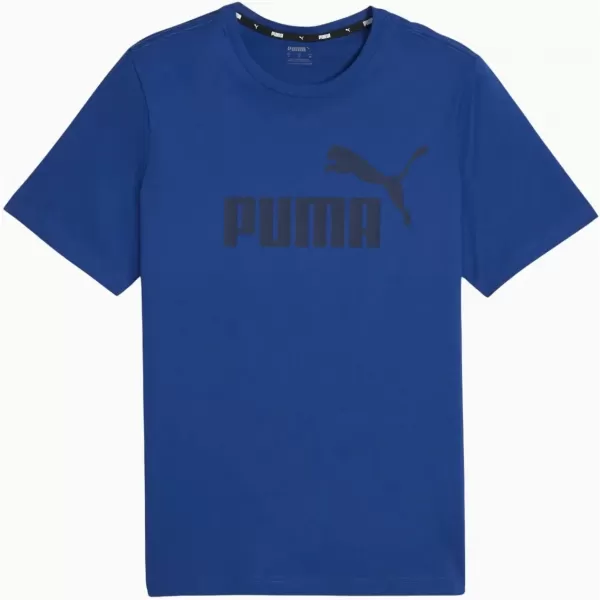  Férfi póló PUMA ESS LOGO TEE 586667-59 KÉK 
