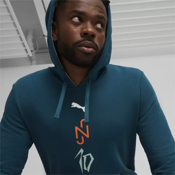  Férfi pulóver PUMA NJR CREATIVITY LOGO HOODY 658955-13 KÉK 