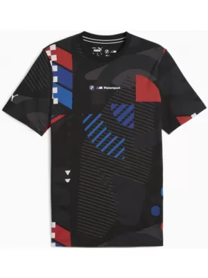 Férfi póló PUMA BMW MMS AOP TEE 624153-01 FEKETE