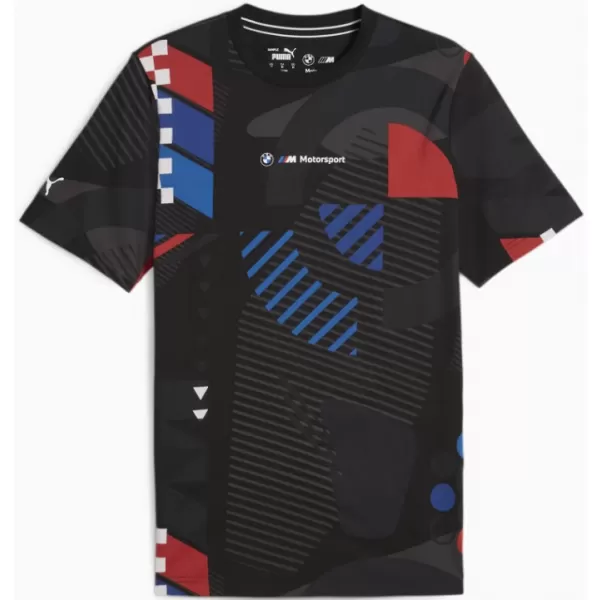  Férfi póló PUMA BMW MMS AOP TEE 624153-01 FEKETE 