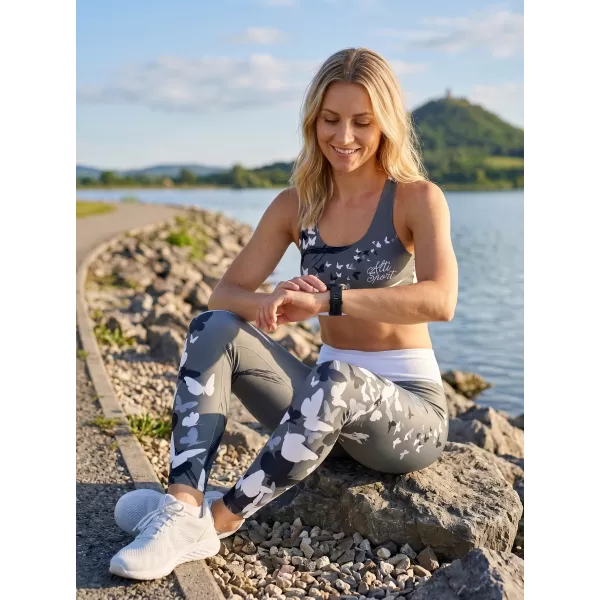  Női hosszú prémium leggings ALTISPORT VOJ/ALW022LEG01 SZÜRKE 