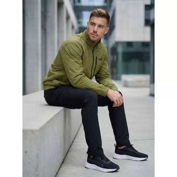  Férfi dzseki PUMA STYLE WINDBREAKER 623685-33 ZÖLD 