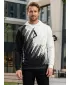 Férfi prémium funkcionális pulóver ALTISPORT VOJ/ALM006MI01 FEKETE ÉS FEHÉR