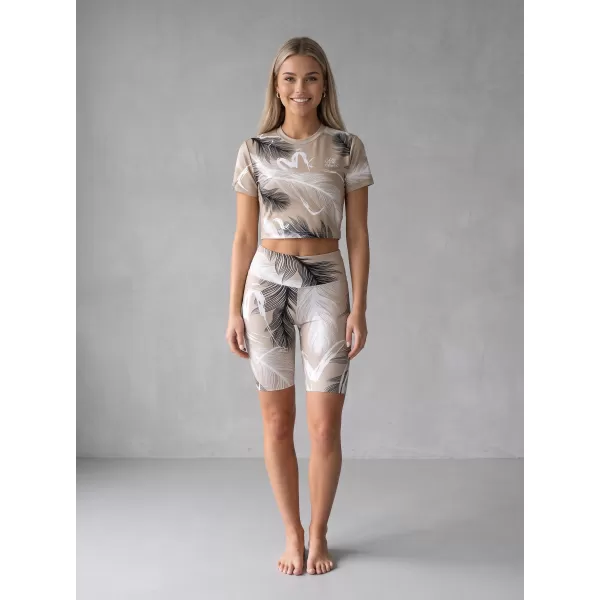 Térd feletti női leggings prémium ALTISPORT VOJ/ALW001LEG02 BARNA 